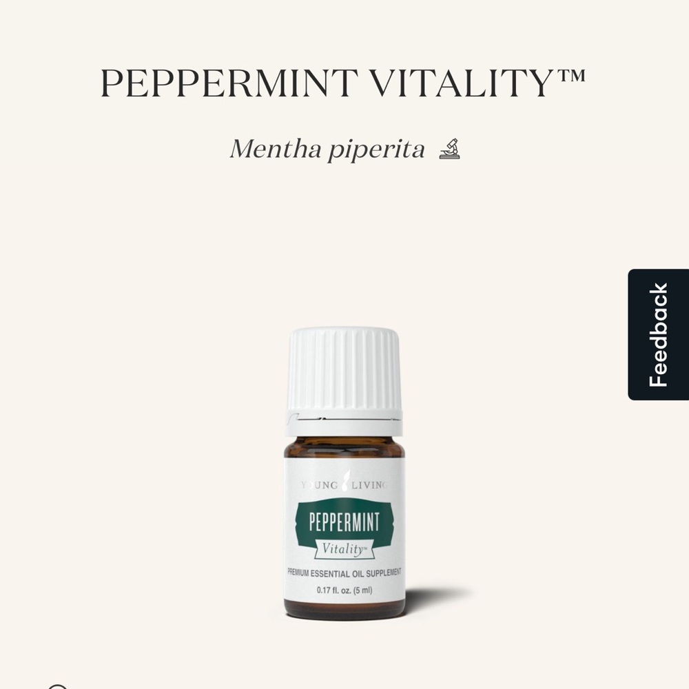 *Buy Now Priced* Young Living Peppermint Vitality 5ml Essential Oil